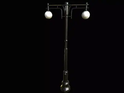 Street Light PBR Low-poly 3D model