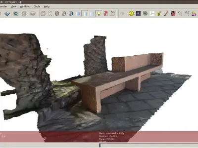 concrete bank 3D model