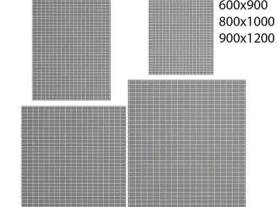 Glimmer Rug 3D model