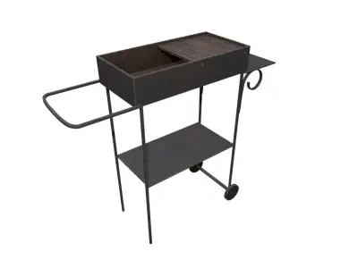 grill Low-poly 3D model