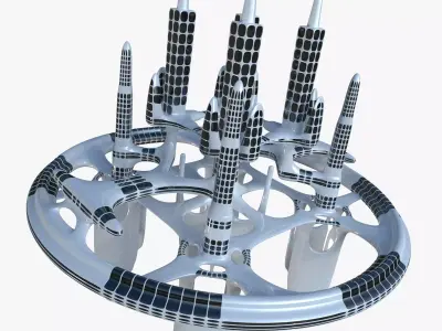 Future city IV 3D model