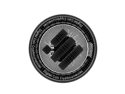 Binance USD Coin v2 001 3D model