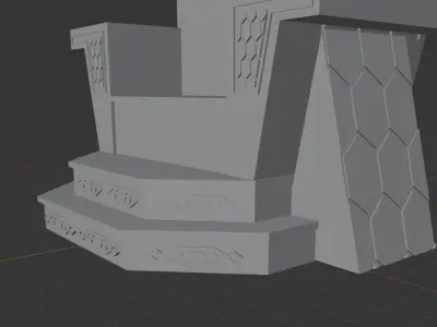 Throne of Thror 3D print model