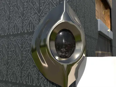 Khanna Kaaba 3D Model Low-poly 3D model