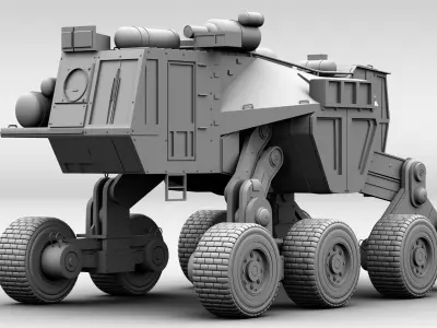 Jorden Tractor 3D model