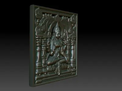 Indian Temple Wall basrelief 20 240619 3D print model