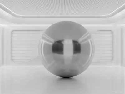 White Base Showroom - 3 Scenes Pack Low-poly 3D model