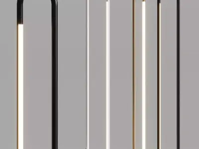 Nexia Bow Floor Lamp 3D model