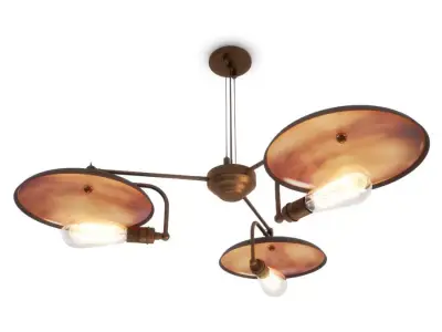 Cullen Industrial Pendant Light Mullan 3D model