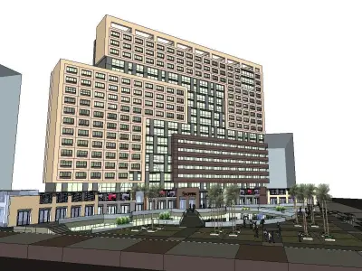 vacation spot-Resort-Fashion Leisure Hotel-0159 3D model