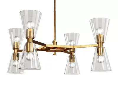 LYRA CHANDELIER Low-poly 3D model