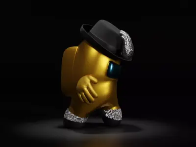 Among Us Michael Jackson  3D model