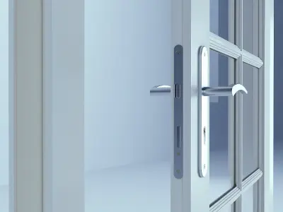 White Door 40 3D model
