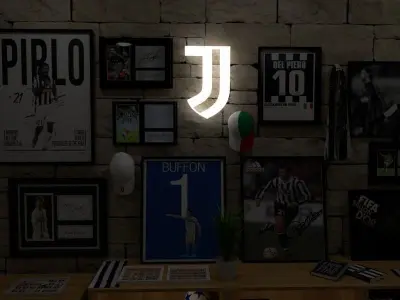 room wall juventus 3D model
