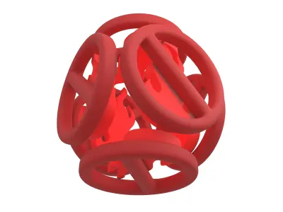 No Fire Icon V2 002 Low-poly 3D model