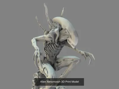 Alien Xenomorph 3D Print Collection  3D Model Pack