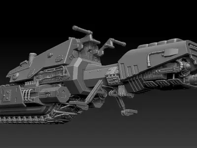 Tread Speeder One12 Scale 3D Print STL Files 3D print model
