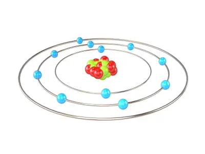 Sodium Chemical Element v1 002 Low-poly 3D model