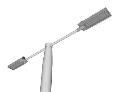 Light Pole - Lamp Post 02 3D model