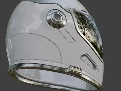 SciFi Helmet 3D model