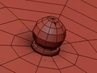Raw P lamp hanging 3D model