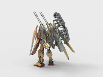 Hyaku Shiki Metal Core Full Armore 3D model