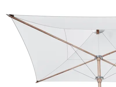 Tensile Parasol Square Shape 3D model
