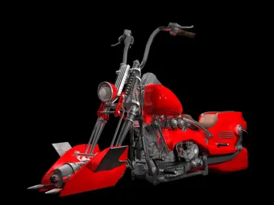 Joben T-85 speeder bike - Star Wars 3D print model