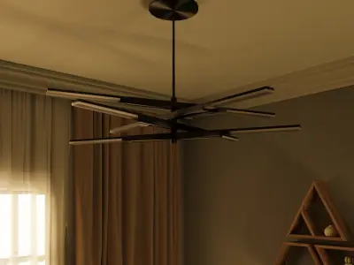 CUTLASS BLADE CHANDELIER Free 3D model