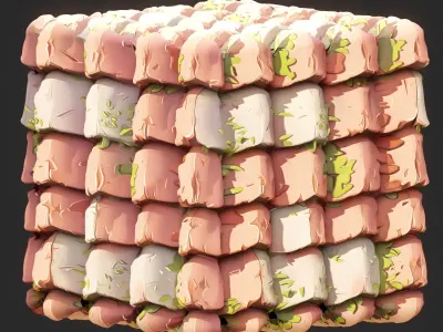  Stylized Roof Seamless Texture Texture