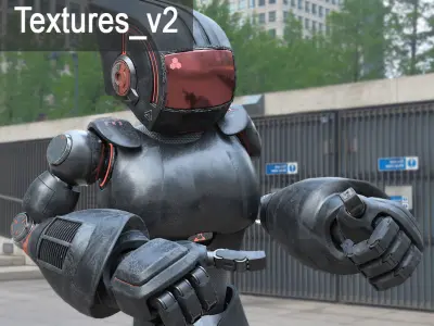Robot v2 3D model purchase