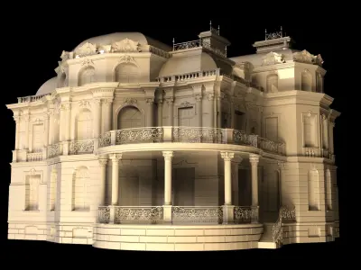 Classic House 3D model