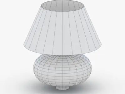 1362 - Table Lamp Low-poly 3D model