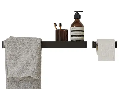 Decorative bathroom set 10 3D model