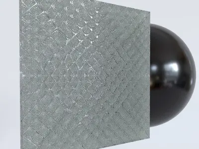 Fluted Glass  Texture