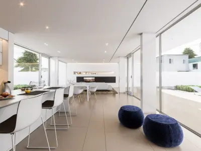 Modern Pool Villa V-ray 3 Cinema 4D 3D model