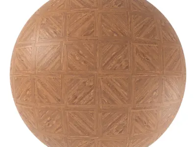 Parquet - Laminate - Wooden floor 4 in 1 3D model 23