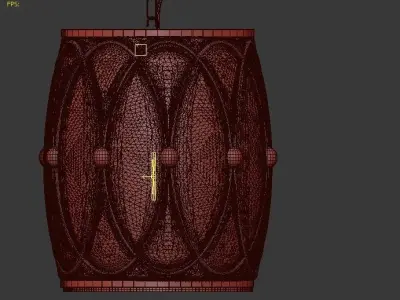 Hanging lamp LOFT HOUSE P-162 3D model