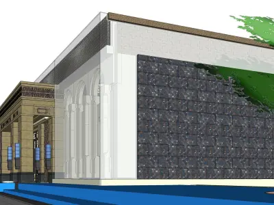 Sketchup Cultral Center S1 3D model