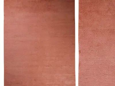 Textured Mohair Rosewood 3D model