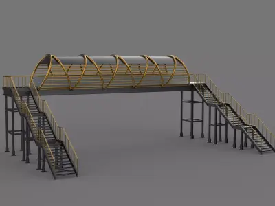 Footbridge 3D model