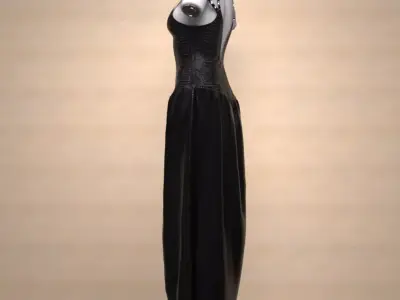 Cold Shoulder Outfit for Genesis 9 3D model