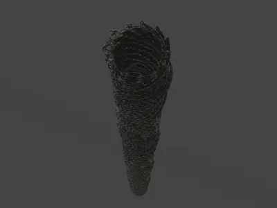 Abstract Grill Tunnel 3D model