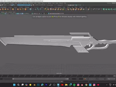 SWORD MODEL  Low-poly 3D model