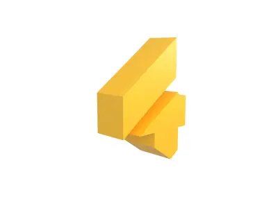 Sci-Fi Number 4 v1 006 Low-poly 3D model