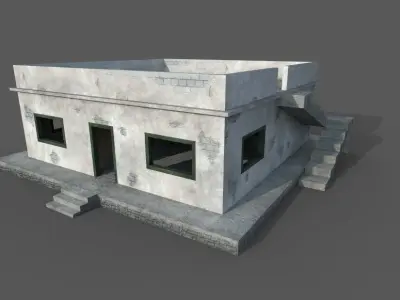 3D Houses house Low-poly 3D model