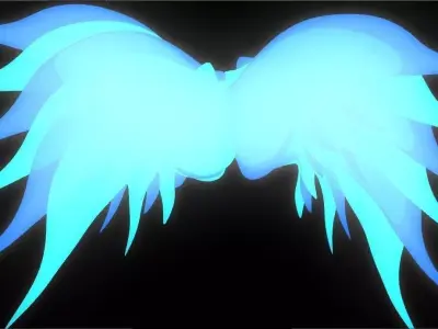 Angle Wings 3D model