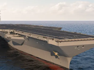  USS Gerald Ford Aircraft Carrier 