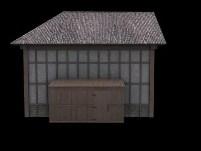 Medival House 01 Low-poly 3D model