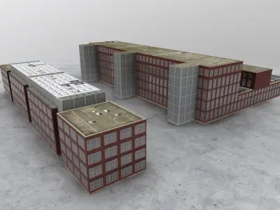 EDDF Storage 31 Low-poly 3D model